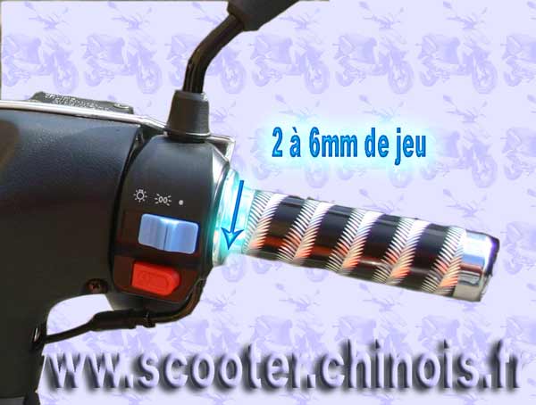 Reglage acclerateur scooter Chinois